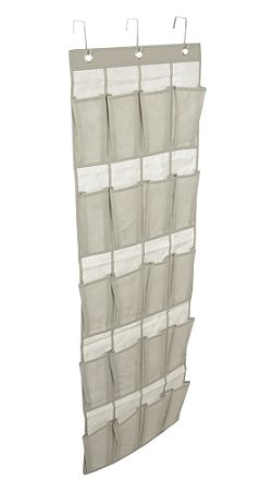 SAPATEIRA DE PORTA EM TNTCOM 20 DIVISORIAS - CINZA CLARO