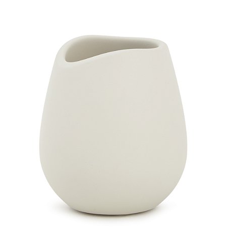 COPO PORTA ESCOVA EM CIMENTO BEGE MART - 10,5CM