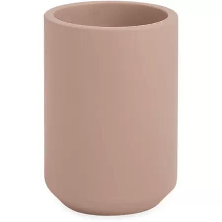 COPO PORTA ESCOVA EM CIMENTO BEGE MART - 10,5CM