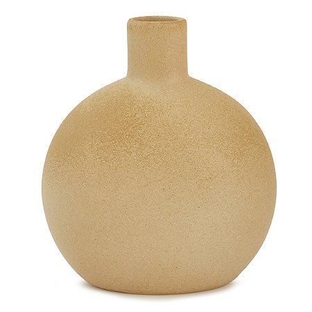VASO EM CERAMICA BEGE MART 24CM