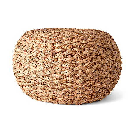 MESA REDONDA EM FIBRA NATURAL MART - 30,5X49,5CM