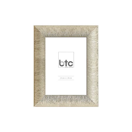 PORTA RETRATO TEXTURAS EM RESINA DOURADO - 13X18CM