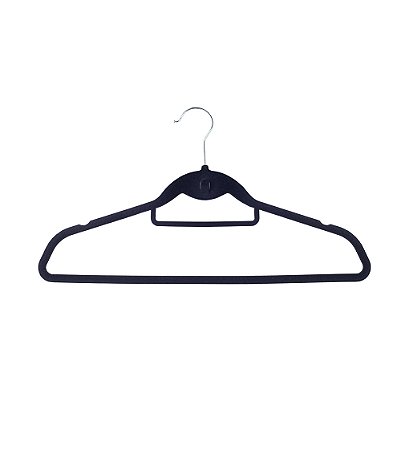 KIT 3 CABIDES TOQUE AVELUDADO C/GANCHO FRONTAL - OIKOS PRETO