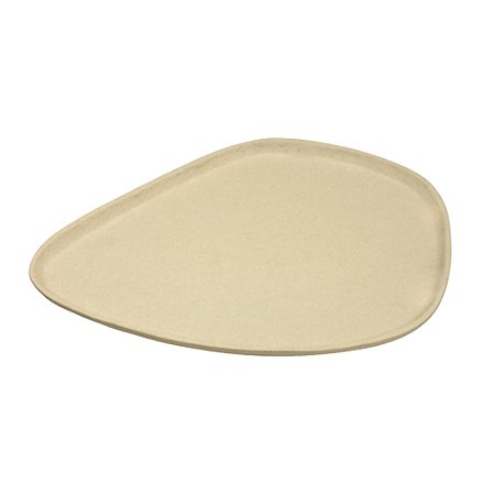 BANDEJA DECORATIVA ORGANICA EM METAL FENDI 26,5x20,5cm
