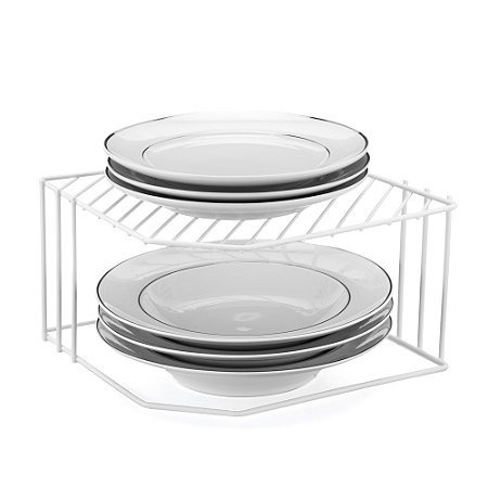 CANTONEIRA BRANCA LINHA ORGANIZA EM AÇO 26,2CM ARTHI