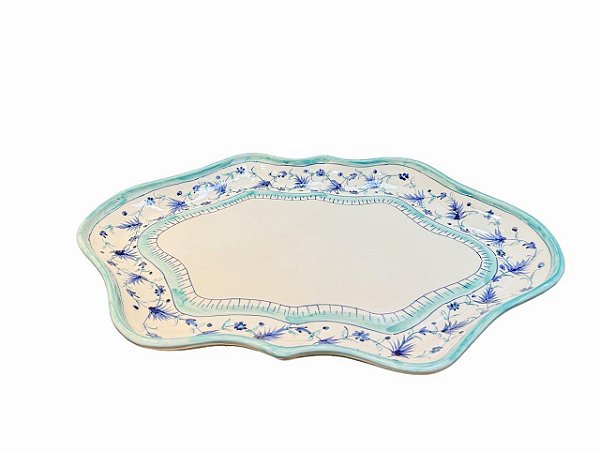 CENTRO DE MESA DECOR ONDULADO SICILIA LUIZ SALVADOR 60CM