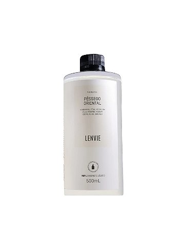 REFIL SABONETE LIQUIDO PESSEGO ORIENTAL - 500ML LENVIE