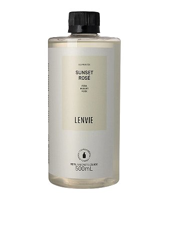 REFIL SABONETE LIQUIDO SUNSET ROSE ELEMENTOS - 500ML LENVIE