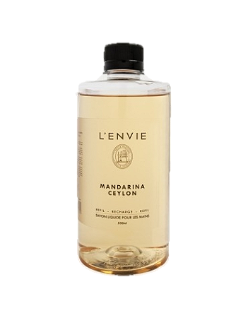 REFIL SABONETE LIQUIDO MANDARINA CEYLON - 500ML LENVIE