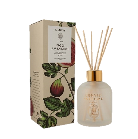 DIFUSOR DE PERFUME FIGO AMBARADO ARABESC - 200ML LENVIE