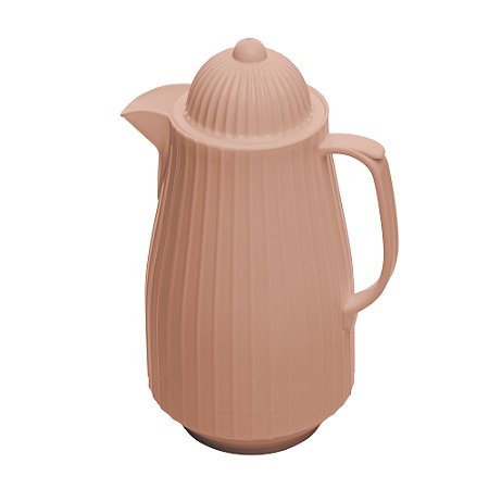 GARRAFA TERMICA DE PLASTICO MINI BAMBU BEGE 400ML - LYOR