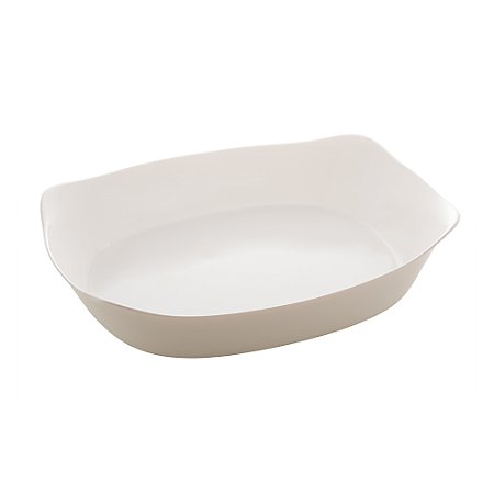 REFRATARIO DE VIDRO OPALINO CARINE WHITE 30CM - LYOR