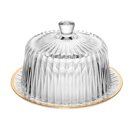 QUEIJEIRA FIO DE OURO CRISTAL ECOLOGICO C/ TAMPA 20CM - LYOR