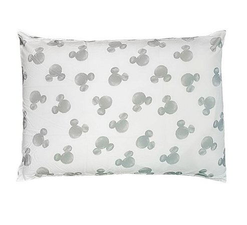 FRONHA TOQUE DE SEDA DISNEY MICKEY BRANCO/CINZA 50x70cm