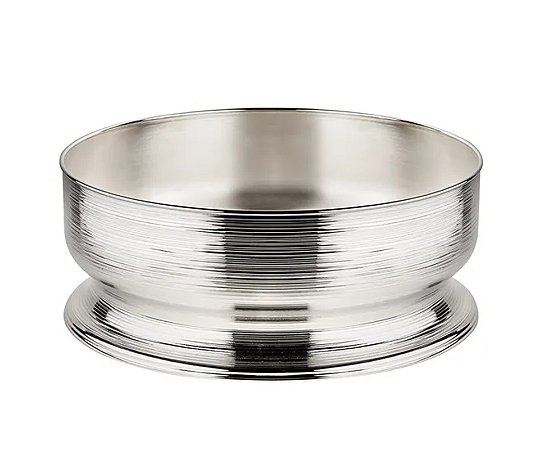 CENTRO DE MESA SPIN DIAM DECORATIVO 33CM (NIQUEL) ST JAMES