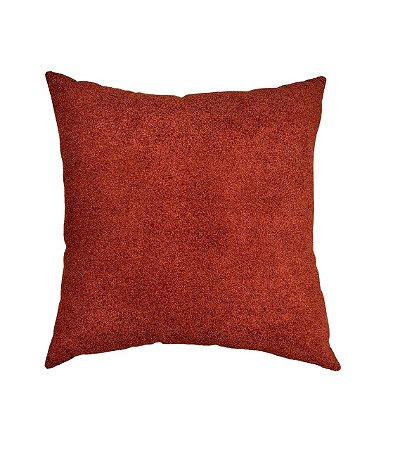 Almofada Quadrada Boucle Terra Cota 50x50cm Premium