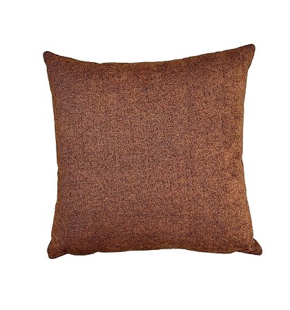 Almofada Quadrada Chenile Terra Cota 50x50cm Premium