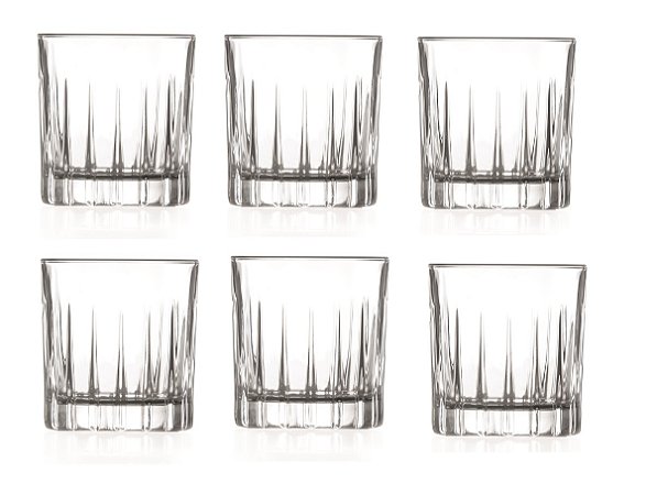 CJ 06 COPOS TIMELESS P/LICOR RCR CRISTALLERIA ITALIANA 78ML