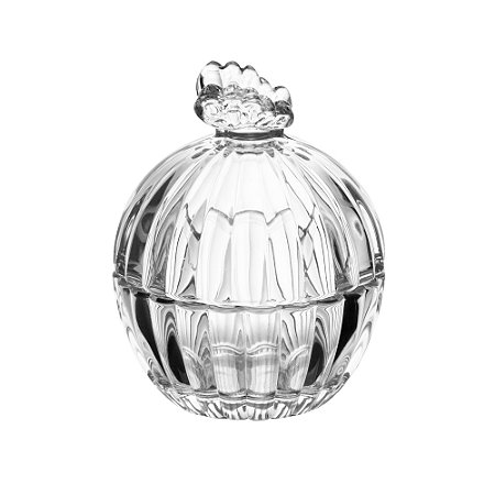 POTICHE BOMBONIERE DE CRISTAL CHUMBO BUTTERFLY 8CM X 9,5CM
