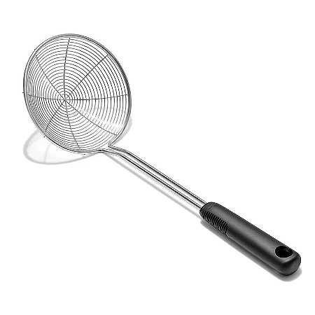 ESCUMADEIRA ACO INOX CABO ANTIDERRAPANTE 37,6CM OXO