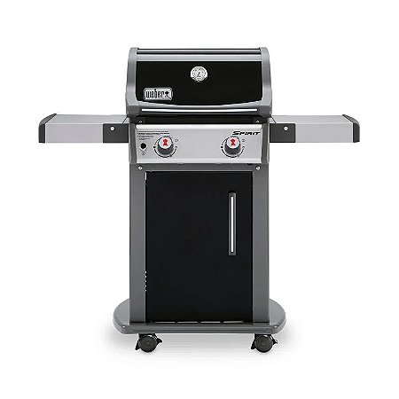 CHURRASQUEIRA A GAS PRETO SPIRIT E-210 C/KIT GAS WEBER