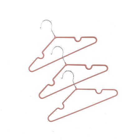 CJ 3 CABIDES INFANTIS METAL E PVC MINI FINESSE - OIKOS ROSA