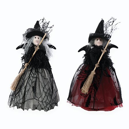 CJ 02 BRUXAS URSULINA E ELISE 29CM - HALLOWEEN