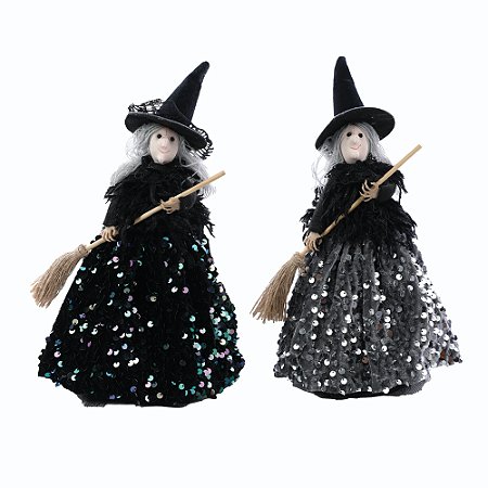 CJ 02 BRUXAS SALOME E SIBINA 29CM - HALLOWEEN