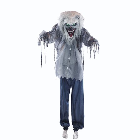 LOBISOMEM MAX 210CM C/SOM/LUZ/MOVIMENTO - HALLOWEEN