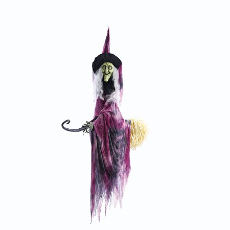 BRUXA GILDA COM LUZ E SOM 145CM - HALLOWEEN