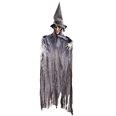 BRUXA DIANA COM SOM LUZ MOVIMENTO 150CM HALLOWEEN