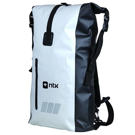 MOCHILA DUFFLE BK NAUTIKA BRANCO E PRETO 20L