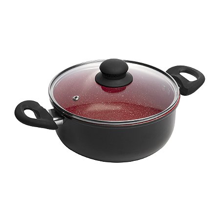 CACAROLA INDUCAO DE ALUMINIO C/ REVESTIMENTO CERAMICO V 20CM