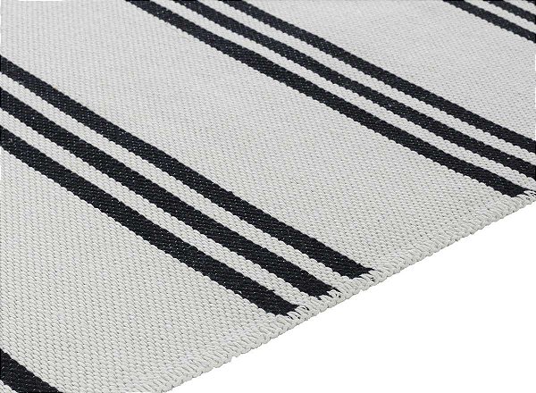 TAPETE PARA SALA PORTOBELLO 134 PRETO 2,40X3,00 VIA STAR