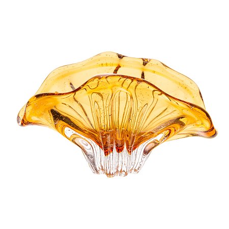 VASO DE VIDRO AMBAR 20CM X 8CM X 10CM - WOLFF