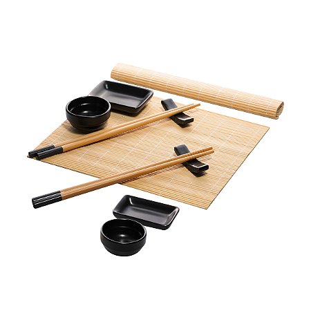 CJ 10 PECAS PARA SUSHI DE BAMBU OKINAWA WOLFF