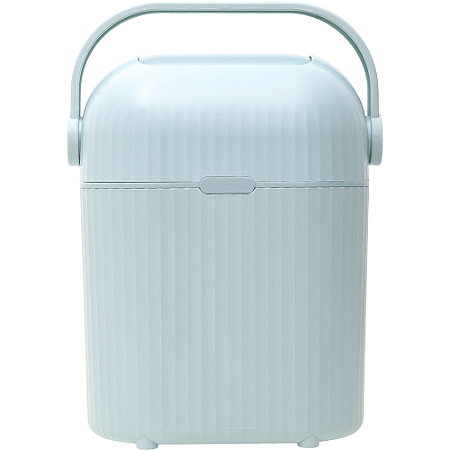 LIXEIRA ANTIODOR PARA FRALDAS AZUL 36X20CM BUBA
