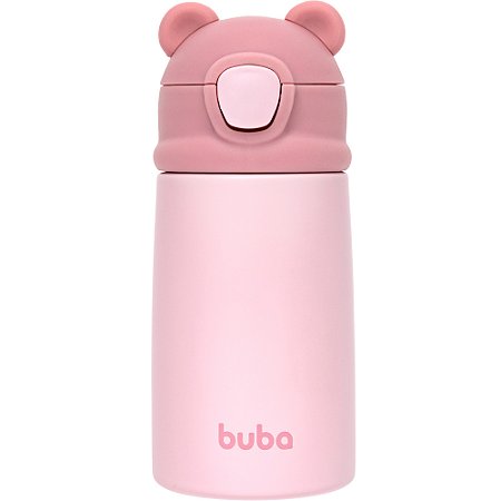 COPO TERMICO TREINAMENTO PAREDE DUPLA URSINHO ROSA BUBA