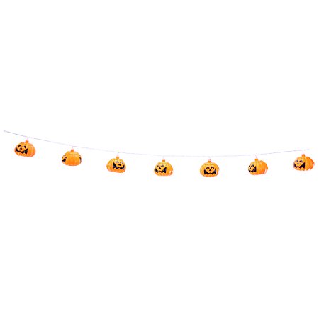 CORDAO DE LED ABOBORAS DECORATIVAS 260CM - HALLOWEEN