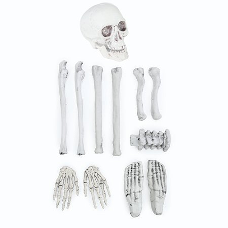 KIT ESQUELETO DECORATIVO C/11 - HALLOWEEN