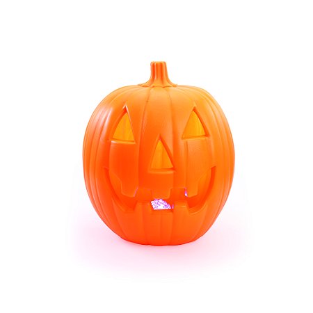 ABOBORA DECORATIVA HAPPY C/ SOM E LUZ - HALLOWEEN