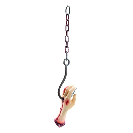MAO COM GANCHO DECORATIVO HALLOWEEN - 58CM