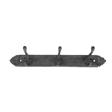 PORTA CHAVES PARA PAREDE EM FERRO PRETO 44CM