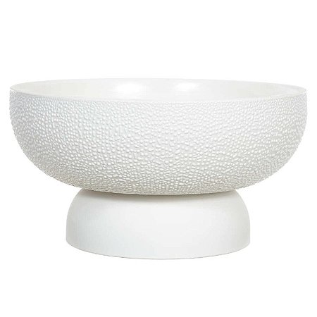 VASO DECOR CERAMICA BRANCO 14,5CMX28,4CM FLORARTE