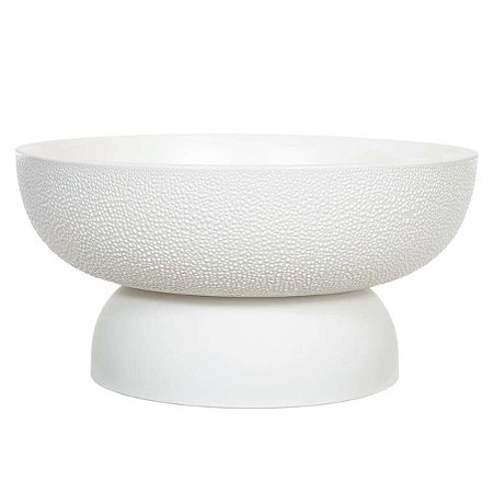 VASO DECOR CERAMICA BRANCO 13CMX26,5CM FLORARTE