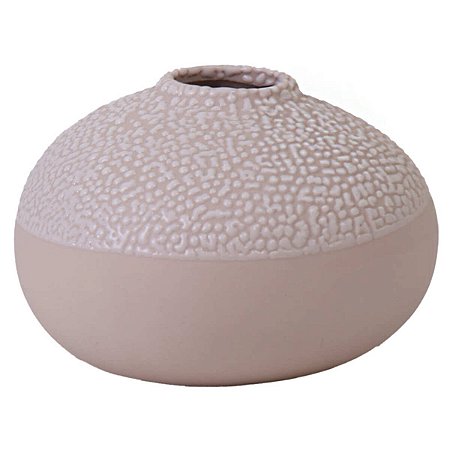 VASO DECOR CERAMICA ROSA 6,3X9,3X8,8CM FLORARTE