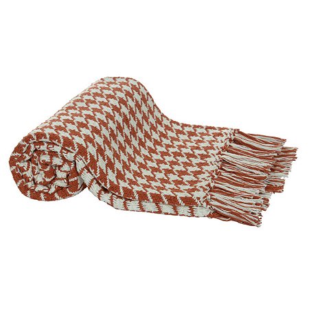 MANTA DE ALGODAO TERRACOTA 1,5X1,25M FLORARTE