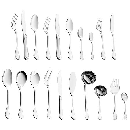 FAQUEIRO 130PC ACO INOX SEM ESTOJO AVALON WOLFF