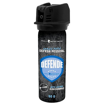 SPRAY P/ DEFESA PESSOAL DEFENDE DA POLY DEFENSOR 50G