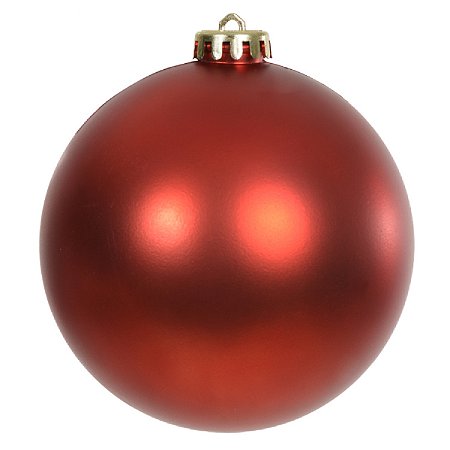 BOLA FOSCA  VERMELHO NO TUBO C/1 UND 12CM FLORARTE